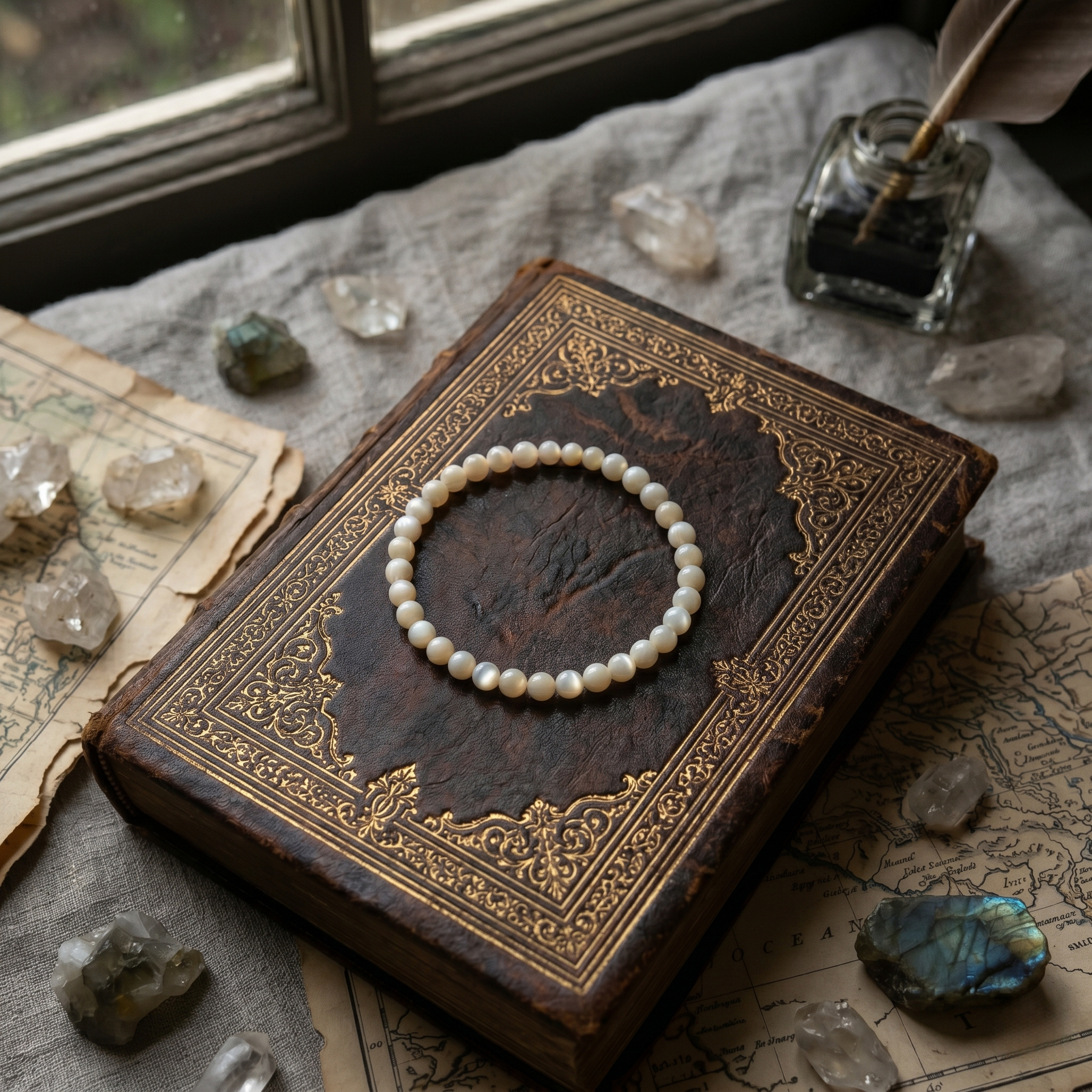White Shell Bracelet