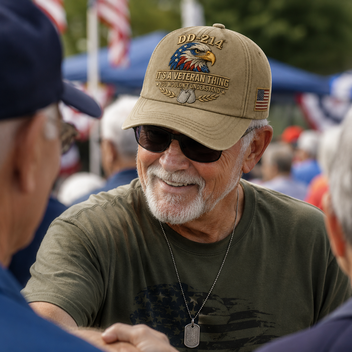 DD-214 "It’s a Veteran Thing You Wouldn't Understand" Embroidered Cap 🎁 With Free "Pride • Honor • Brotherhood" Coin