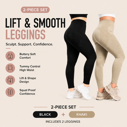 🌸Last Day! 50% OFF 2-Pack LBMLBM® Lift & Smooth Leggings