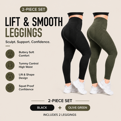 🌸Last Day! 50% OFF 2-Pack LBMLBM® Lift & Smooth Leggings